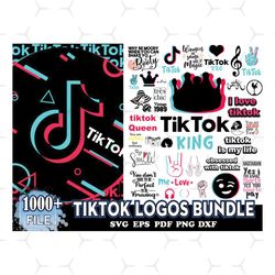 1000 Tik Tok Logo Bundle, Trending Svg, Tik Tok Svg