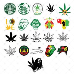 Cannabis Leaf Svg Bundle, Trending Svg, Cannabis Smoking Svg, Cannabis Svg, Weed Svg, Makrijuana Svg, Cannabis Leaf Svg,