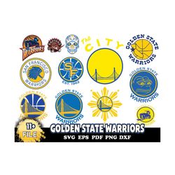 11 FILE Golden state warriors Svg Bundle