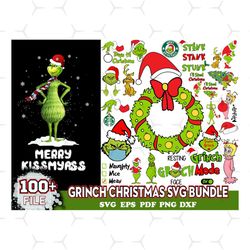 100 Grinch Christmas Svg Bundle, Christmas Svg, Grinch Svg, Merry Christmas, Christmas Clipart, Instant Download