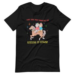Linger Unisex t-shirttiktoktrend,grimace,milkshake,funny meme
