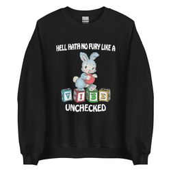Unchecked Vibe Unisex Sweatshirt tiktoktrend,grimace,milkshake,funny meme