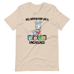 Unchecked Vibe Unisex t-shirttiktoktrend,grimace,milkshake,funny meme