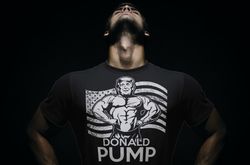 Donald Pump Posing Gym Shirt For Gym Rat,Funny Pump Cover,Cartoon Gym T-Shirt,Lifting Shir,Unisex Oversized Tshirt Worko