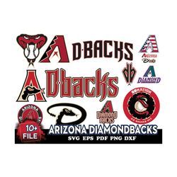 10 FILE Arizona Diamondbacks Svg Bundle
