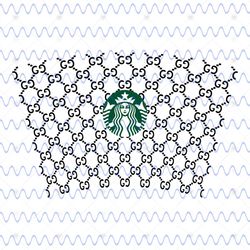 Gucci Full Wrap For Starbucks Cup Svg, Trending Svg, Gucci Starbucks Cup, Gucci Starbucks Svg, Starbucks Wrap Svg, Gucci
