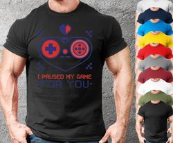 Love Gaming Shirt Mens Top Tee Clothing Gift,Birthday Gift For Gamer Wife Husband,Streamer Ideas,Funny VideoGame Tshirt,