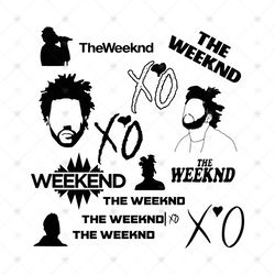 The weekend Vector Bundle, The weekend SVG, The weekend Silhouette, Rapper Vector,The weekend png, The weekend gifts, sv
