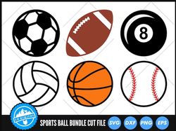 sports ball bundle svg files | football
