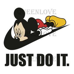 Just do it Mickey Svg
