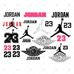 Jordan Logos Svg Bundle, Trending Svg, Jordan Svg, Jordan 23 Svg, Jumpman Logo, Air Jordan Svg, Michael Jordan Svg, Air