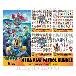 1000 Paw Patrol Bundle Svg, Paw Patrol Svg, Paw Patrol Clipart
