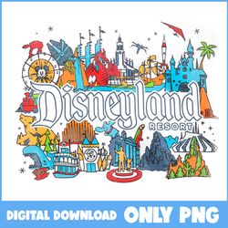 Disneyland Png, Disneyland Resort Png, Disney World Png, Disney Vacation Png, Disney Png Digital File