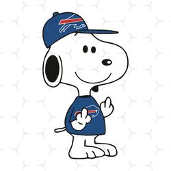 Snoopy Buffalo Bills Svg, Sport Svg, Buffalo Bills Svg, Buffalo Bills Football Team Svg, Snoopy Dog Svg, Funny Snoopy Sv