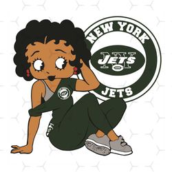 New York Jets Betty Boop Svg, Sport Svg, New York Jets Football Team Svg, New York Jets Svg, New York Jets Fans Svg, Bet