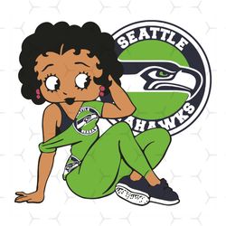 Seattle Seahawks Betty Boop Svg, Sport Svg, Seattle Seahawks Football Team Svg, Seattle Seahawks Svg, Seattle Seahawks F