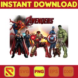 Avengers PNG, Marvel Clipart png, Super Heroes, Iron Man, Captain America, Hulk, Thor, Hawkeye, Spider Man Png (241)