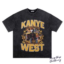 KANYE WEST T-SHIRT , Rap Concert Merch Kanye West Rare Hip Hop Graphic Print , Vintage Style , Through The Wire