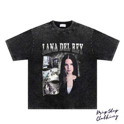 LANA DEL REY T-Shirt , Pop Concert Merch Lana Del Rey Rare Hip Hop Graphic Print , Vintage Style , Lana Del Rey Fans