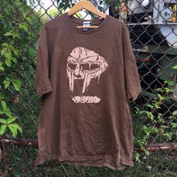 Mf Doom Y2k Graphic T-Shirt , Madvillain Metal Face Tee , Retro Unisex 90s Tee , Mf Doom Tee , Oversize Classic Shirt ,