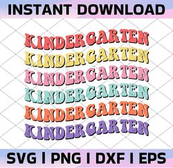 Kindergarten Png, Kindergarten Teacher PNG, Back to School, Squad, Crew, Sublimation Design Downloads