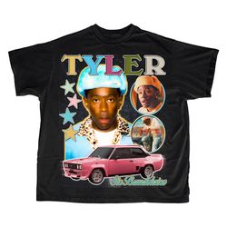 Tyler The Creator Odd Future Double Printed Homage Shirt , Vintage Bootleg Inspired Tee , 90s Inspired Throwback Tee , G