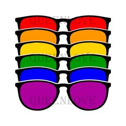Rainbow Sunglasses Svg, Lgbt Svg, Rainbow Svg, Gay Svg, Rainbow Sunglasses Clipart Svg, Lgbt Sunglasses, Lesbian Svg, Lo