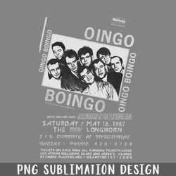 Oingo Boingo 1987 vintage poster PNG Download