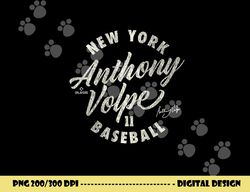 Anthony Volpe New York Baseball Vintage Cursive MLBPA png, sublimation copy