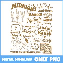 Midnight Taylor Swift New Album, Midnight Png, Taylor Album Png, Midnight Sweater, Taylor Swift Png, Taylor's Fan Png