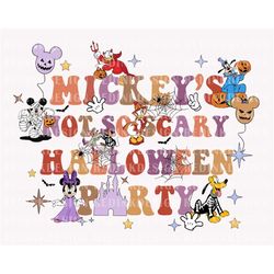 Halloween Party PNG, Retro Halloween Png, Halloween Mouse And Friend Png, Spooky Png, Halloween Masquerade, Halloween Tr