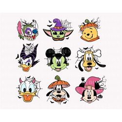 Halloween Doodle SVG, Halloween Svg, Mouse And Friend Svg, Ghost Svg, Boo Svg, Pumpkin Svg, Cut File Cricut, Halloween S