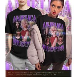ANJELICA HUSTON Vintage Shirt, Anjelica Huston Homage Tshirt, Anjelica Huston Fan Tees, Anjelica Huston Retro 90s Sweate