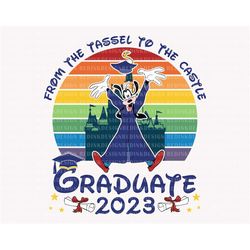 Graduate Tassel To Castle Svg, Graduate 2023 Svg, Graduation Shirt, Senior 23 Svg, Class of 2023 Svg, Graduate Trip Svg,