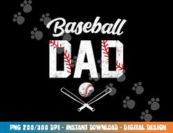 Baseball Dad Happy Fathers Day Shirts for Men Wife Daughter png, sublimation copy