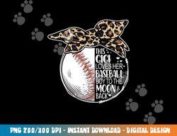 Baseball Gigi Vintage Leopard Messy Bun png, sublimation copy