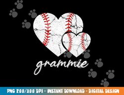 baseball grammie heart ball funny proud grammie mothers day png, sublimation copy