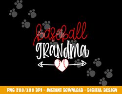 Baseball Grandma Shirt from Grandson Arrow Cute Heart Game png, sublimation copy