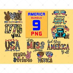 9 Files American Bundle Png, Independence Day Svg, 4th of July Png, Usa Flag Png, Peace Love America, American Mama, 177
