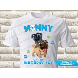 Puppy Dog Pals Mommy of the Birthday Boy Iron On Transfer, Puppy Dog Pals Iron On Transfer, Puppy Dog Pals Birthday Shir