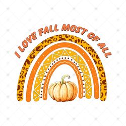 I Love Fall Most Of All Png