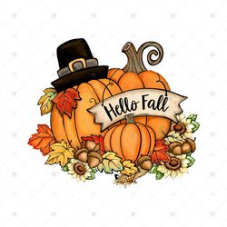 Hello Fall Sublimation Png