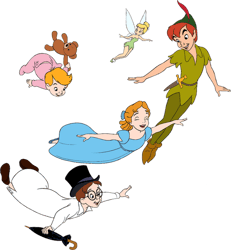 Peter Pan PNG, Peter Pan SVG, Peter Pan Clipart, Captain Hook Instant Digital Download, Tinker Bell PNG, Tinkerbell svg,