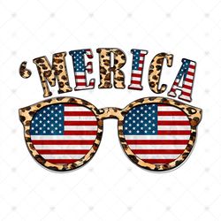 Merica Glasses Leopard Png, Independence Day Png, Merica Png, Glasses Png, Merica Sublimation, 4th Of July, Merica Leopa
