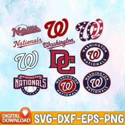 Bundle 12 Files Washington Nationals Baseball Team Svg, Washington Nationals svg, MLB Team  svg, MLB Svg, Png, Dxf, Eps,