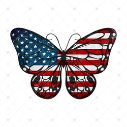 Butterfly America Png, Independence Day Png, Butterfly Png, Butterfly America, Butterfly Usa, 4th Of July Png, America P