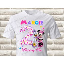 Minnie Mouse and Daisy Duck Iron On Transfer, Minnie Mouse and Daisy Duck Girl Iron On Transfer Minnie Mouse and Daisy D