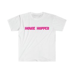 Funny Y2K TShirt, HOMIE HOPPER Meme Tee, Joke Gift Shirt