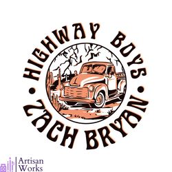 Zach Bryan Highway Boys SVG Country Music SVG Cricut File