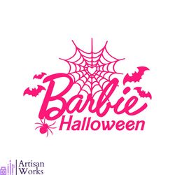 Vintage Barbie Halloween Party SVG Silhouette Cricut File